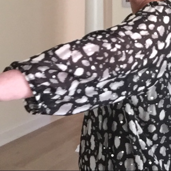 Gorgeous going out top, sparkly party blouse m/l - Picture 5 of 16